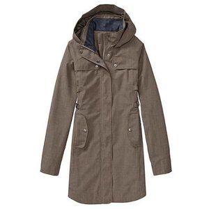 Athleta Midtown Rain Jacket Trench Coat